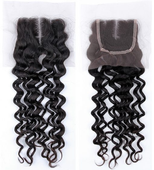 Virgin Hair Lace Closure Island Curl